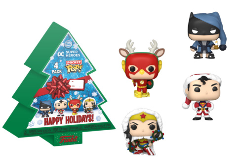 Funko Pop: DC 4 pack Pocket Pop