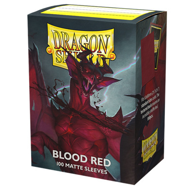 Dragon Shield Standard Matte Sleeves - Blood Red 'Simurag'