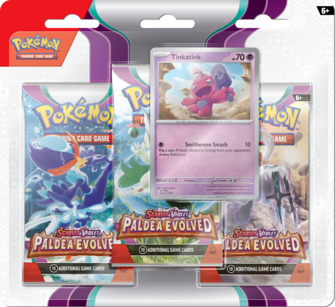 Pokemon TCG: Paldea Evolved 3-Pack Blister - Tinkatink