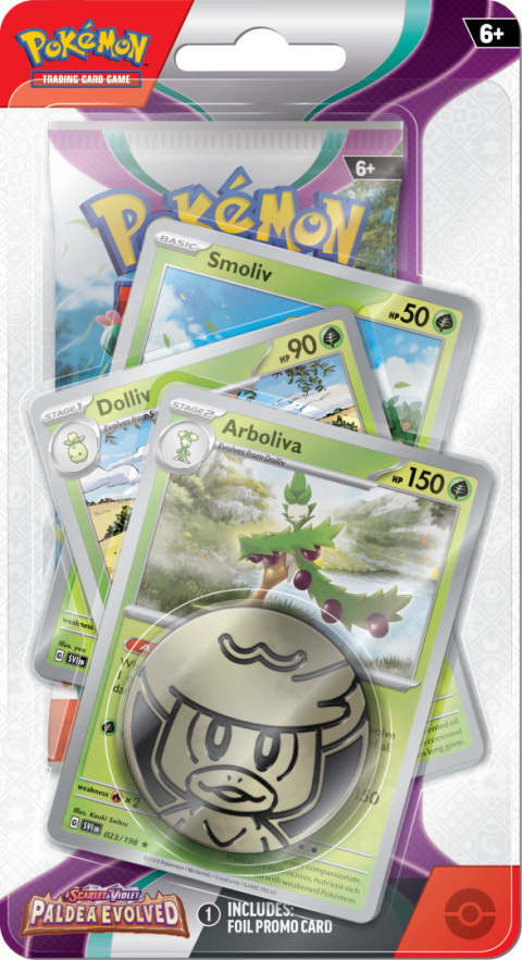 Pokemon TCG: Paldea Evolved Premium Checklane - Arboliva