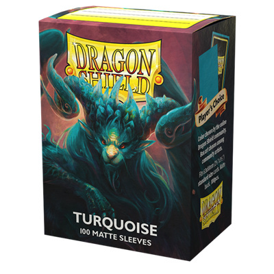 Dragon Shield Matte Sleeves - Turquoise