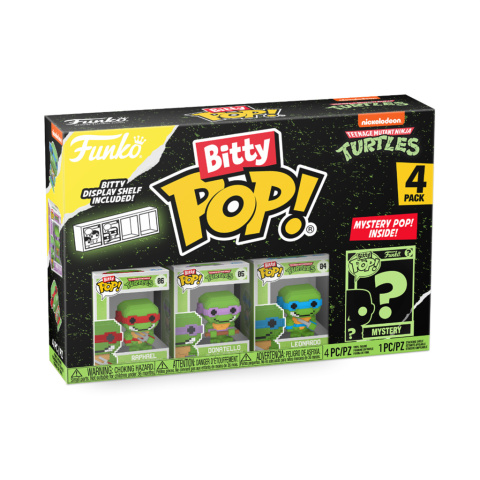 Funko Bitty Pop: TMNT - 8-BIT (3+1 Mystery Chase)