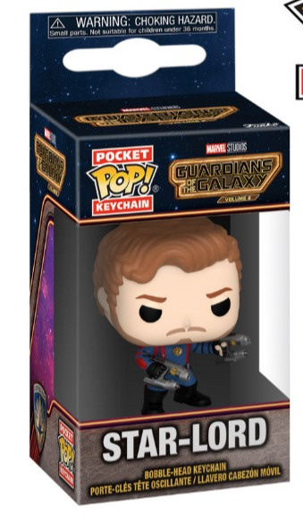 Funko Pop keychain: Guardians of the Galaxy - Star-lord