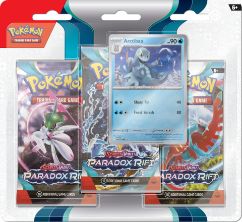 Pokemon TCG: Paradox Rift 3-Pack blister - Arctibax