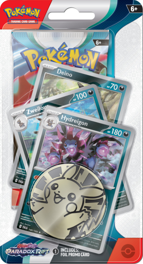 Pokemon TCG: Paradox Rift Premium Checklane Blister - Hydreigon