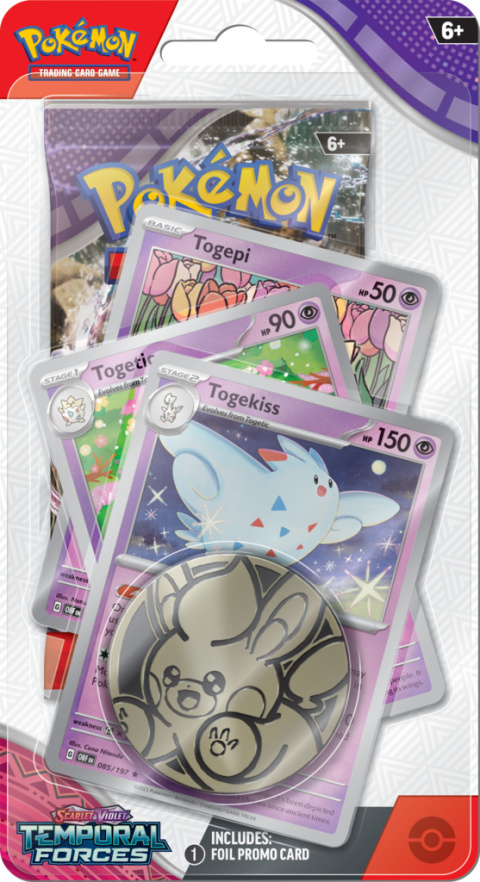 Pokemon TCG: Temporal Forces Premium Checklane Blister - Togekiss