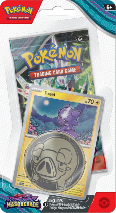 Pokemon TCG: Twilight Masquerade Checklane Blister - Toxel