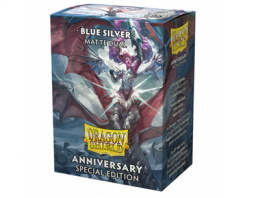 Dragon Shield Matte Dual Sleeves - Blue Silver