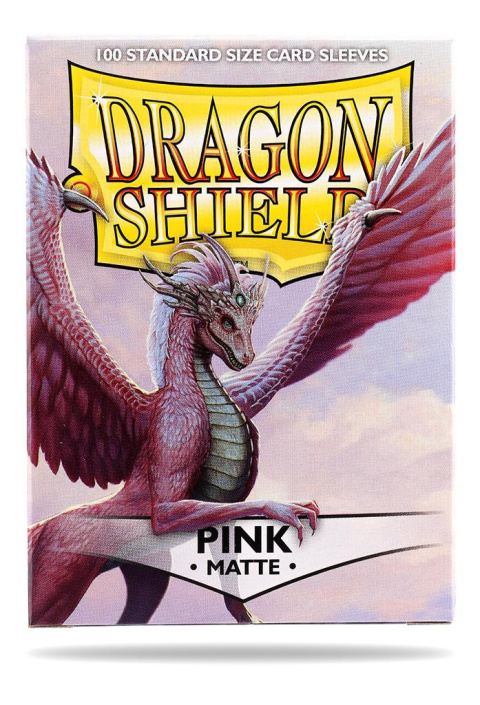 Dragon Shield Standard Sleeves - Matte Pink