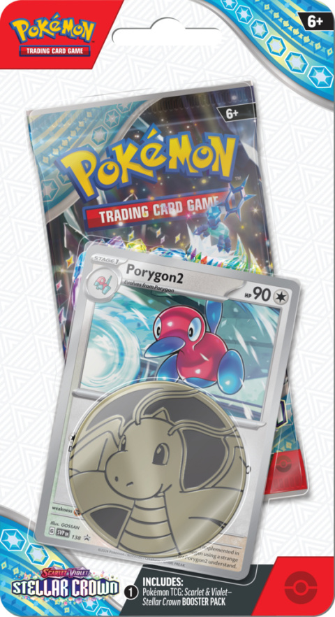 Pokemon TCG: Stellar Crown Checklane Blister - Porygon