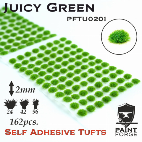 Juicy Green Tufts 2mm 162 szt