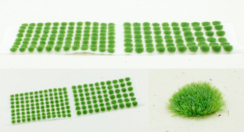 Juicy Green Tufts 2mm 162 szt Juicy Green Tufts 2mm 162 szt