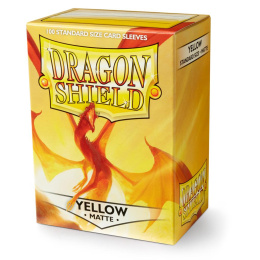 Dragon Shield Standard Sleeves - Matte Yellow