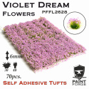 Violet Dream Flowers Tufts 6mm 70szt