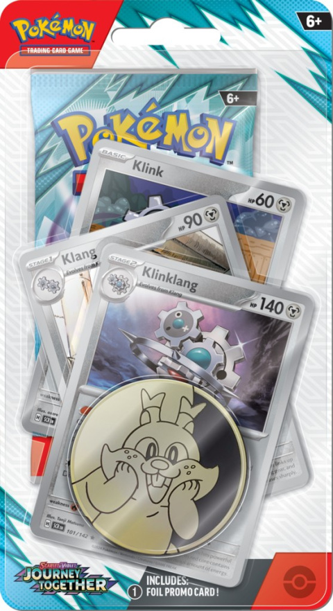 Pokemon TCG: Journey Together Premium Checklane Blister - Klinklang