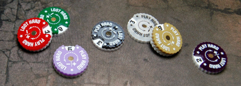 Trackers Counters Range 0-9 Size 25mm Random Colours Trackers Counters Range 0-9 Size 25mm Random Colours